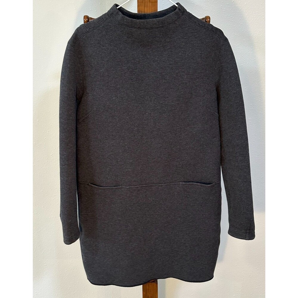 Lululemon Tunic Dress Gray Long Sleeve Cotton Blend Size 6